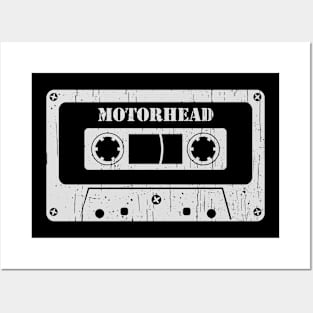 Motorhead - Vintage Cassette White Posters and Art